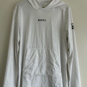 NOBULL Classic White Pullover Hoodie